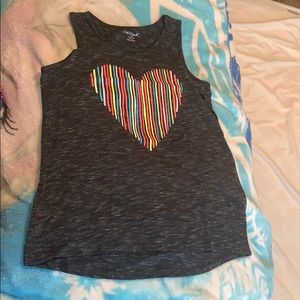 Girls Heart tank